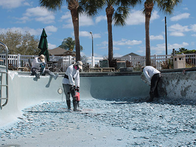 Commercial Pool Resurfacing Delamming