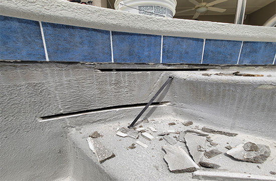 in-ground pool leak repair