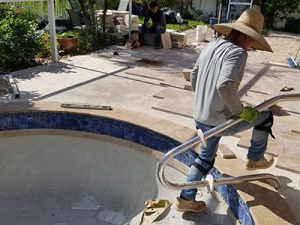 Inground pool construction