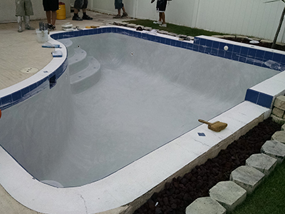 leaking pool