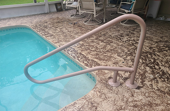 Pool Ladders and Handrails Installation