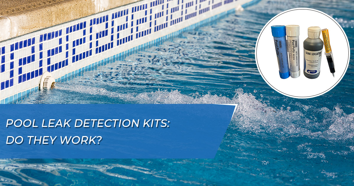 Pool leak detection kit