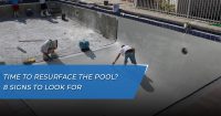 Resurface the pool signs