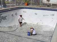 Resurfacing a pool surface preparation, pool resurfacing servces