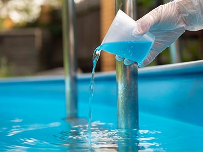 Shocking a pool
