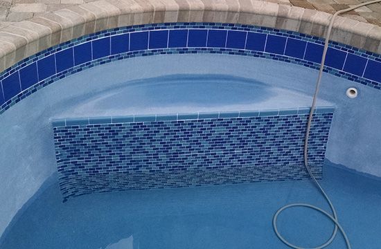 Waterline Tile Gps Pools, How To Clean Glass Swimming Pool Tiles