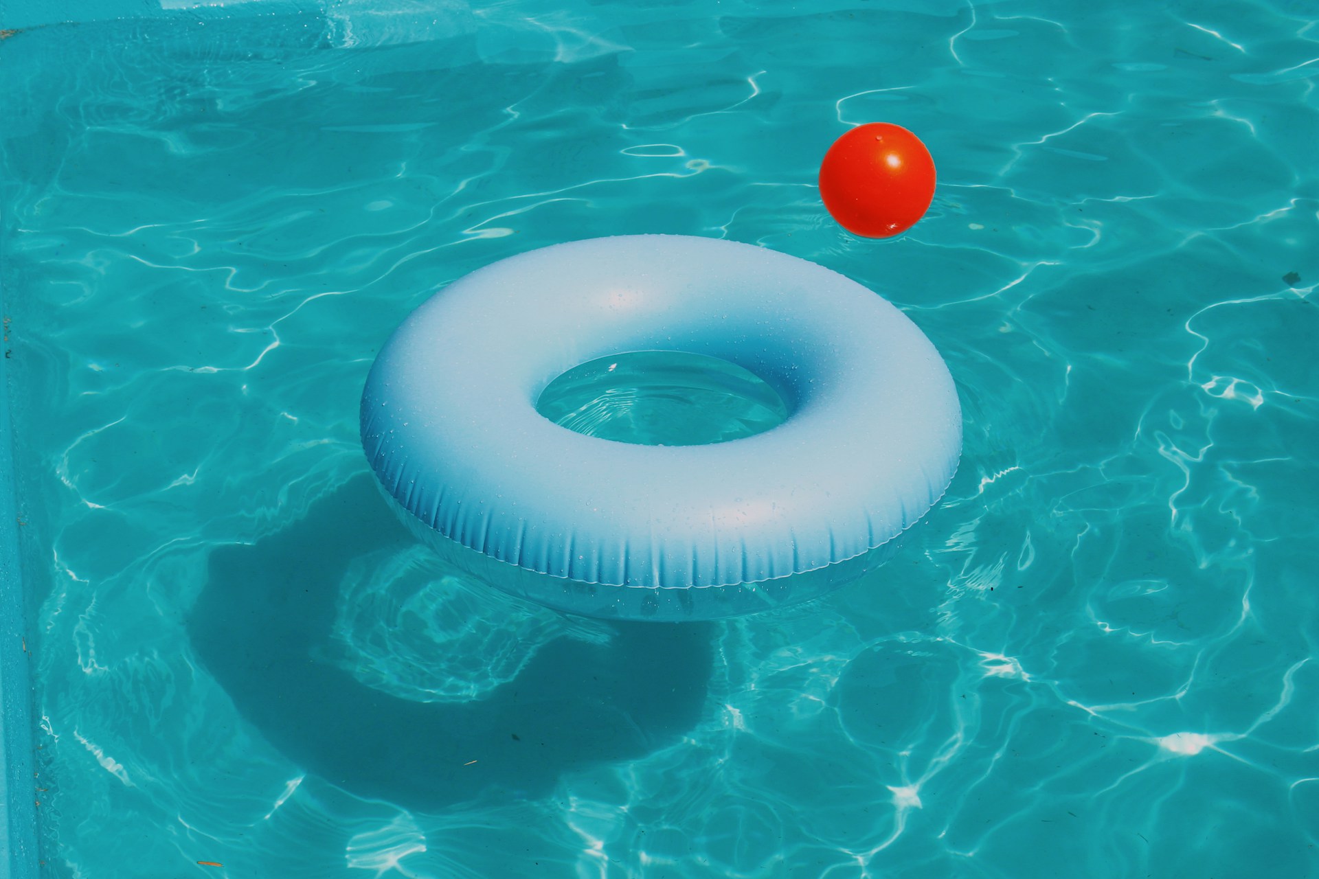 Swim floats in a pool; what does muriatic acid do to a pool