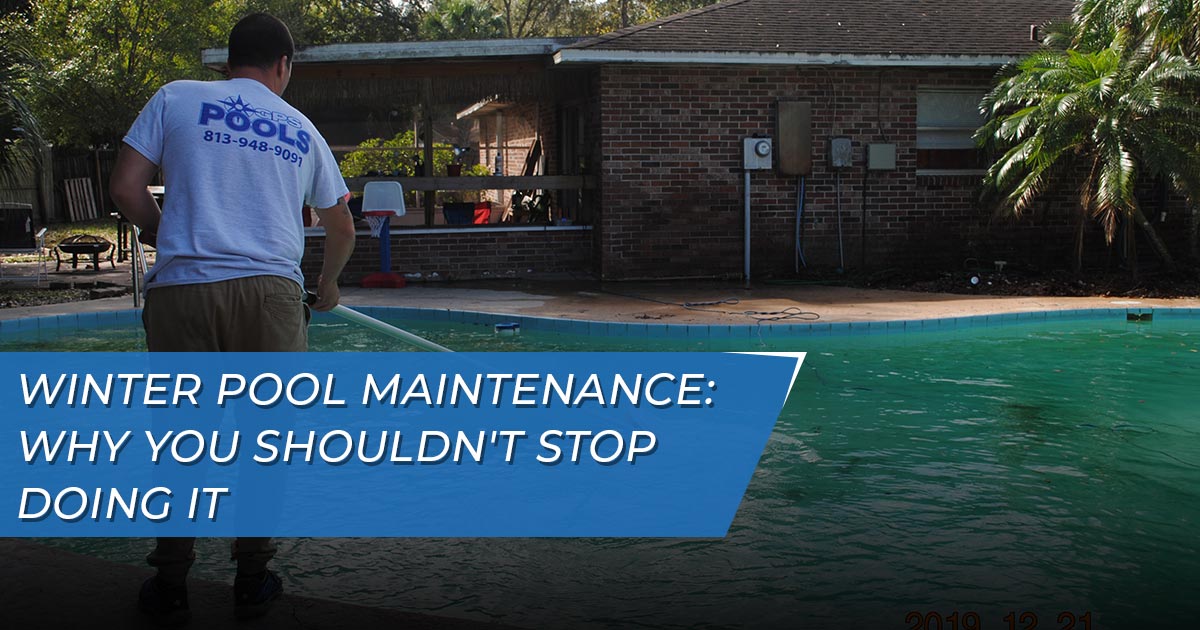 Winter pool maintenance Lutz and Land O'Lakes